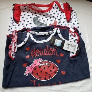 NWT 2 PIECE SET NFL HOUSTON TEXANS JUMPERS SIZE 18
